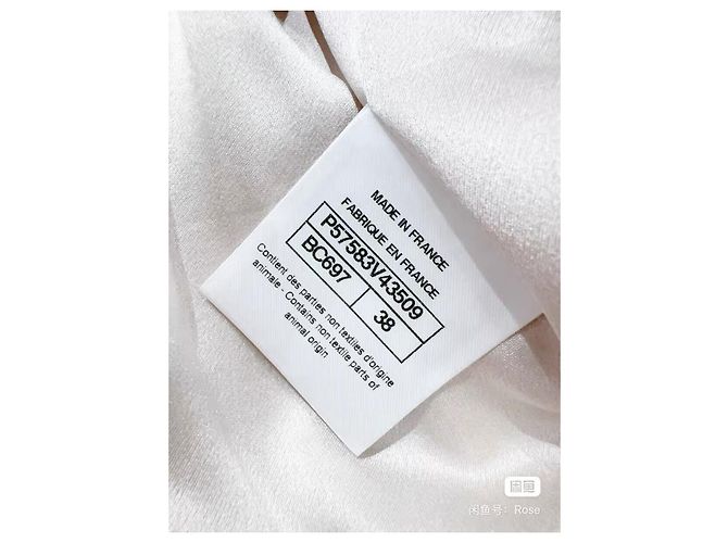 Chanel Wollmantel in Rosa Größe 38 Mehrfarben - Ansicht 6