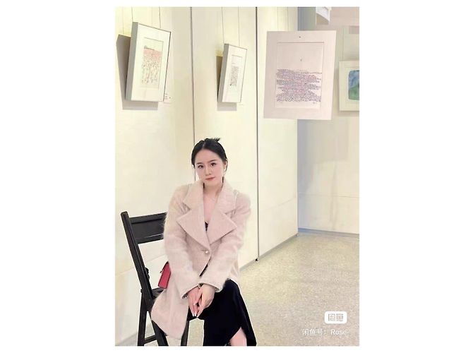 Chanel Wollmantel in Rosa Größe 38 Mehrfarben - Ansicht 9