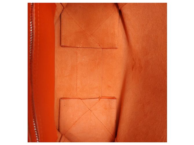 Céline CELINE Cabas Vertical Small 2Way Handtasche aus Leder in Orange - Ansicht 7