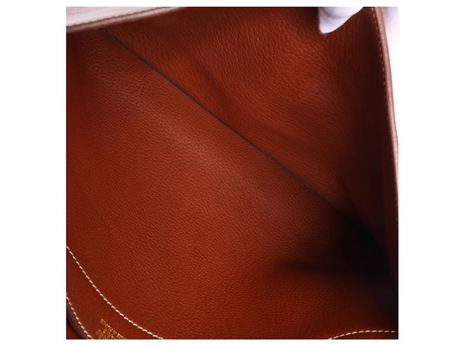 Hermès HERMES Sac à Dépêches 38 Borsa a mano cartella in marrone - vista 13