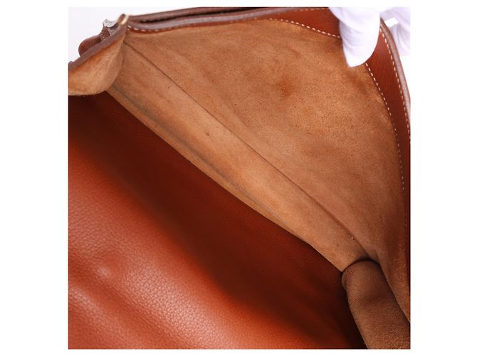 Hermès HERMES Sac à Dépêches 38 Borsa a mano cartella in marrone - vista 14