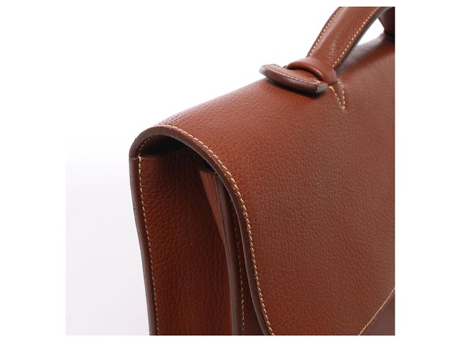 Hermès HERMES Sac à Dépêches 38 Borsa a mano cartella in marrone - vista 4