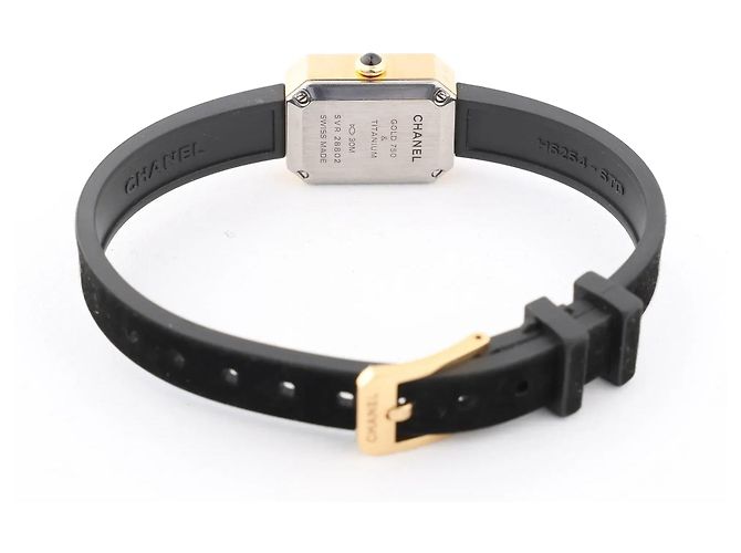 Première Chanel Premiere H6125 TI 750(YG) Rubber AT Black Dial Uhr Schwarz - Ansicht 10