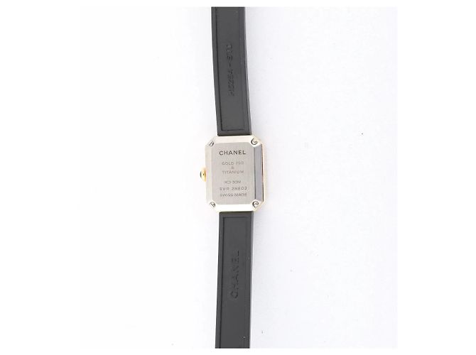 Première Chanel Premiere H6125 TI 750(YG) Rubber AT Black Dial Uhr Schwarz - Ansicht 17