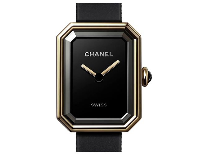 Première Chanel Premiere H6125 TI 750(YG) Rubber AT Black Dial Uhr Schwarz - Ansicht 2