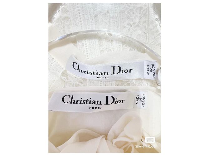 Autre Marque Dior Kleid aus weißer Spitze Größe 36 Mehrfarben - Ansicht 3