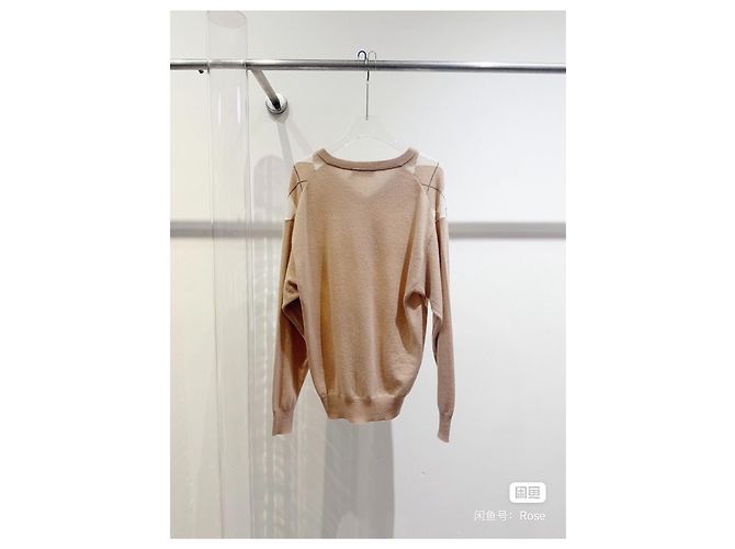 Malha Miu Miu de lã bege Multicor - vista 6