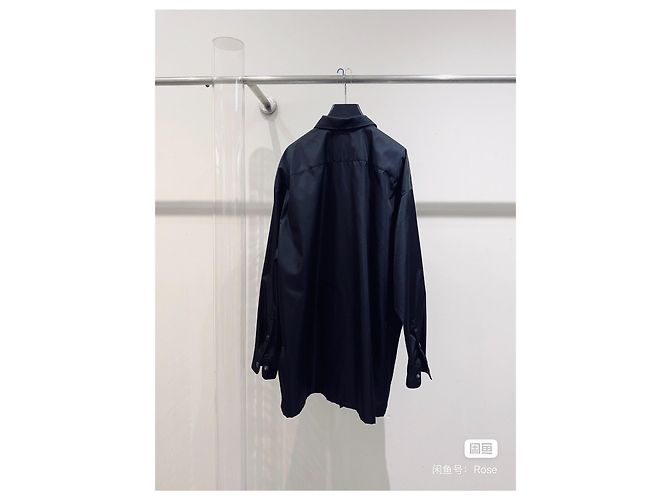 Prada Black Polyamide Coat Multiple colors - view 4