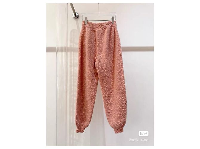 Chanel Orange Wool Pants with Shearling Trim Multiple colors - view 4