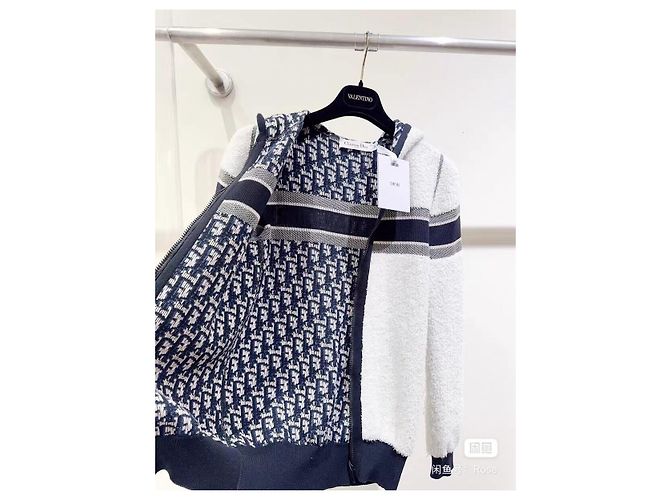 Autre Marque Chaqueta Dior Reversible de Algodón Blanca con Logo Print Multicolor - vista 6