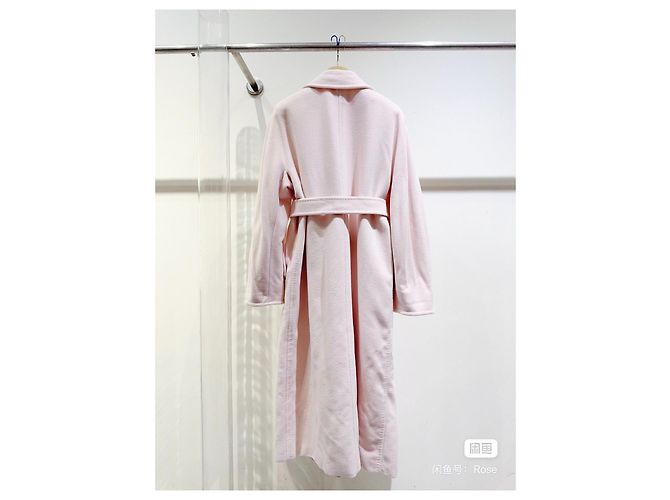 Abrigo Max Mara de lana rosa Multicolor - vista 3