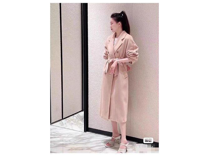 Abrigo Max Mara de lana rosa Multicolor - vista 5