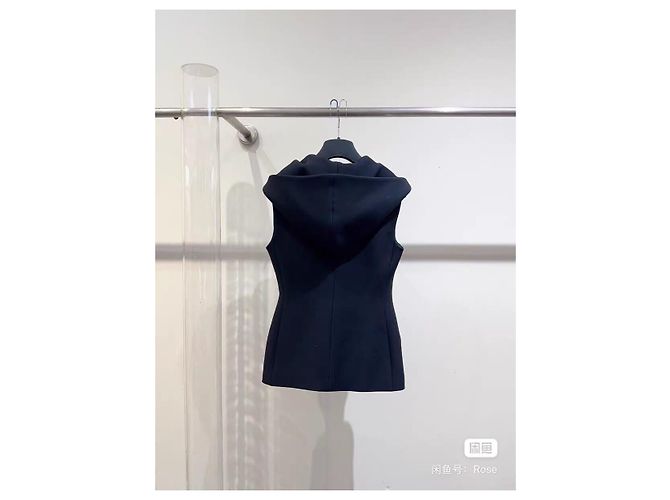 Autre Marque Dior Silk Black Top Size 36 Multiple colors - view 4