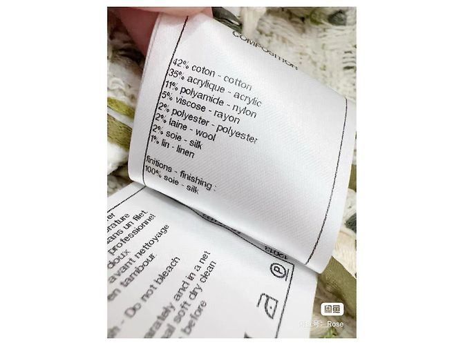 Abrigo Chanel de Tweed Beige Talla 34 Multicolor - vista 6