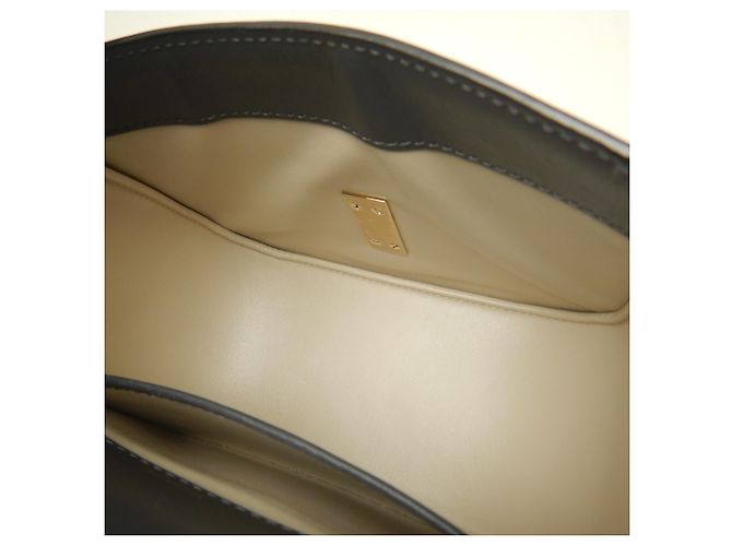 Bolso bandolera Iside Valextra Castaño Azul marino - vista 19