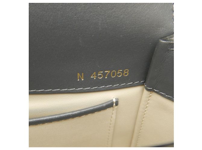 Bolso bandolera Iside Valextra Castaño Azul marino - vista 21