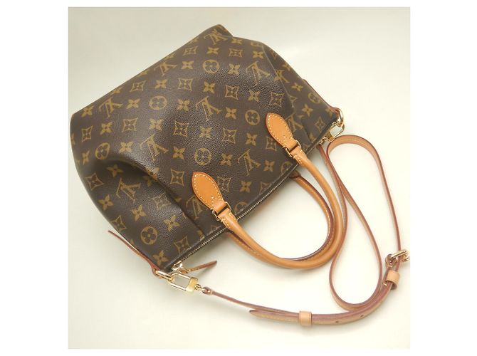 Borsa Louis Vuitton Monogram Turenne PM Marrone Monogramma - vista 3