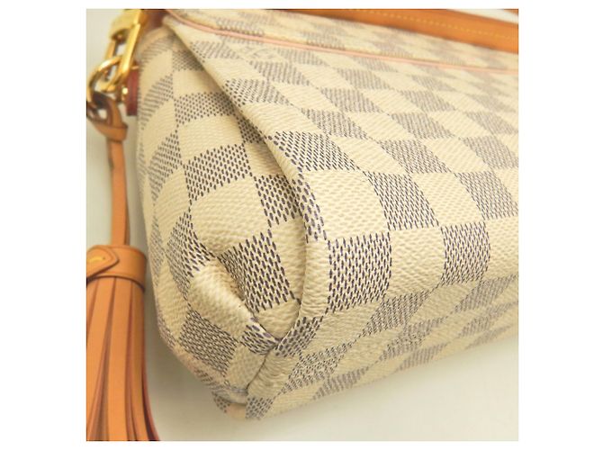 Borsa Louis Vuitton Damier Azur Croisette Blu Damier ebene - vista 17