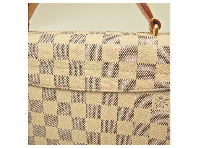 Borsa Louis Vuitton Damier Azur Croisette Blu Damier ebene - vista 5