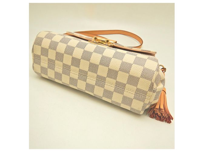 Borsa Louis Vuitton Damier Azur Croisette Blu Damier ebene - vista 8