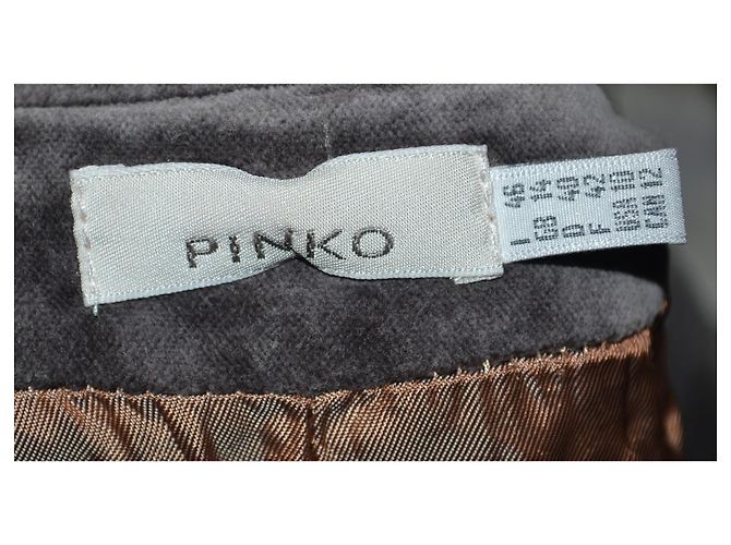 Giacca Pinko velluto grigio - vista 5