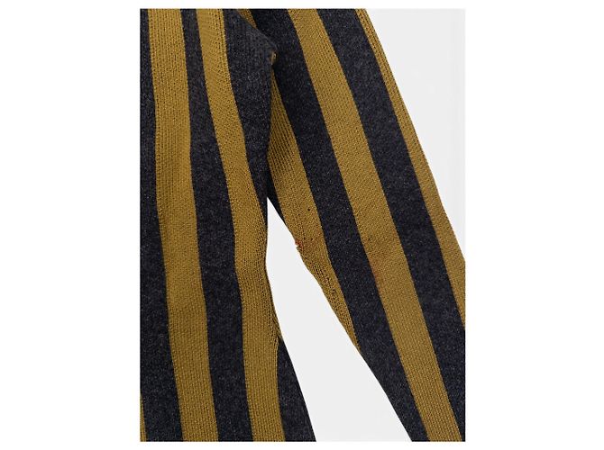 Gestreifter Nummer 2 Wrestler Rollkragenpullover 'Russischer Konstruktivismus' Jean Paul Gaultier AW86 Grau - Ansicht 6
