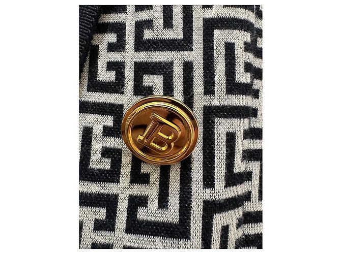 Blazer Balmain PB Labyrinth Monogram Sz.36 Usato - vista 4