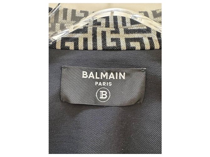 Blazer Balmain PB Labyrinth Monogram Sz.36 Usato - vista 5