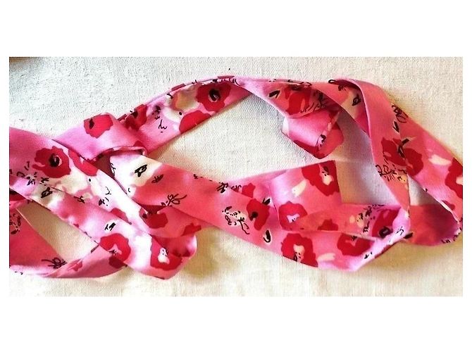 Autre Marque Compania Fantastica Abito Corto Floreale Rosa Bianco Rosso - vista 7