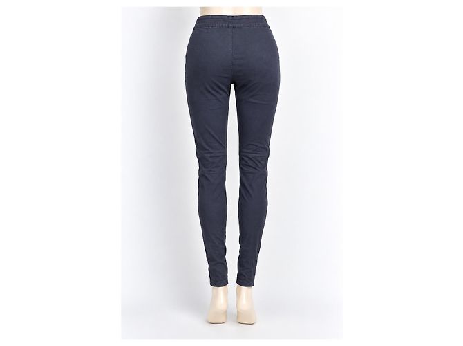 Pantaloni Biker Joseph Blu Misto Cotone e Lino - vista 4