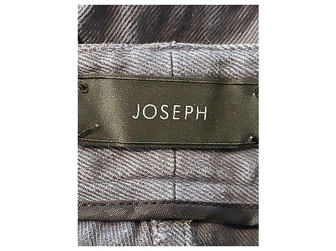 Pantaloni Biker Joseph Blu Misto Cotone e Lino - vista 5