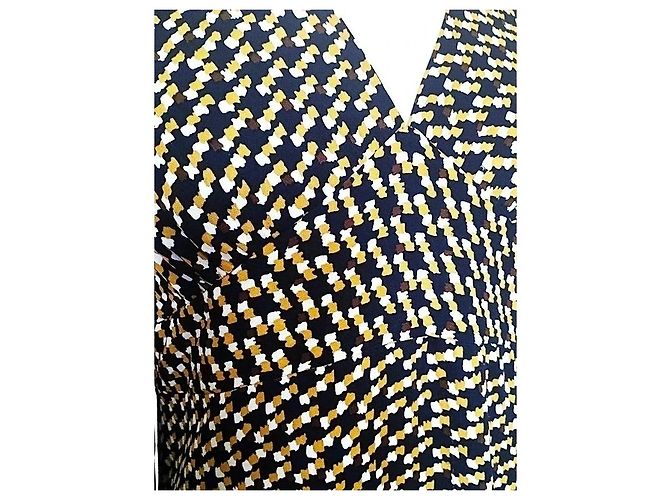 Autre Marque See U Soon Gemustertes Maxi Kleid Braun Schwarz Weiß Golden - Ansicht 14
