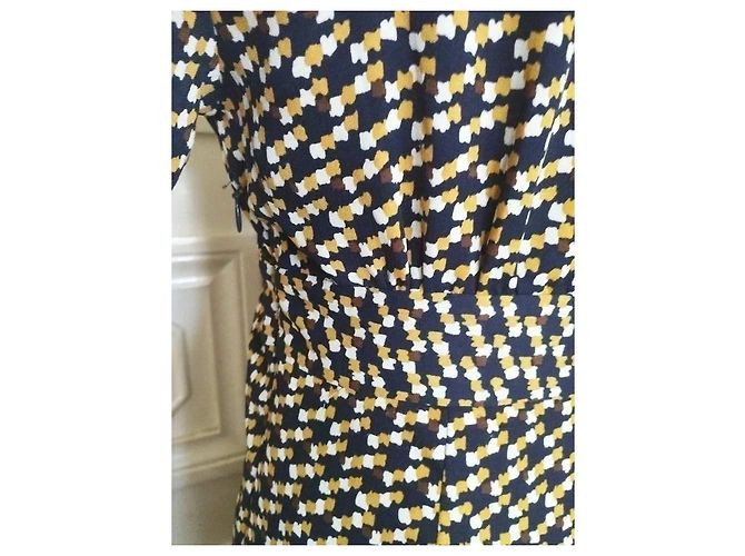 Autre Marque See U Soon Gemustertes Maxi Kleid Braun Schwarz Weiß Golden - Ansicht 17