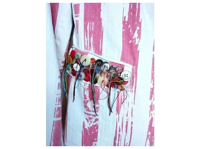 Autre Marque Ringspun Elvis Las Vegas Collector Wendbare Jacke Rosa Pink Weiß Mehrfarben - Ansicht 11
