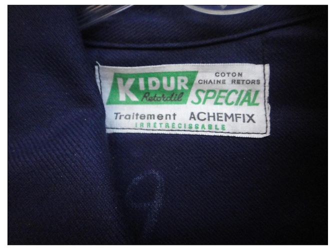 Autre Marque Giacca da lavoro Kidur blu in cotone - vista 3