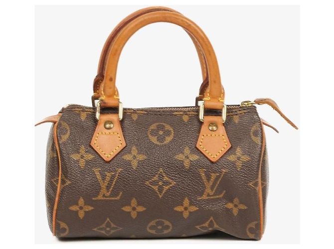 Louis Vuitton Nano Speedy Tasche Monogram Canvas Braun Monogramm - Ansicht 2