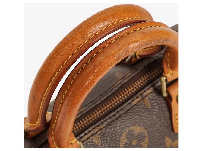 Louis Vuitton Nano Speedy Tasche Monogram Canvas Braun Monogramm - Ansicht 3