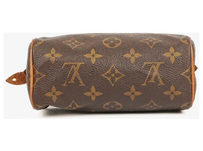 Louis Vuitton Nano Speedy Tasche Monogram Canvas Braun Monogramm - Ansicht 4