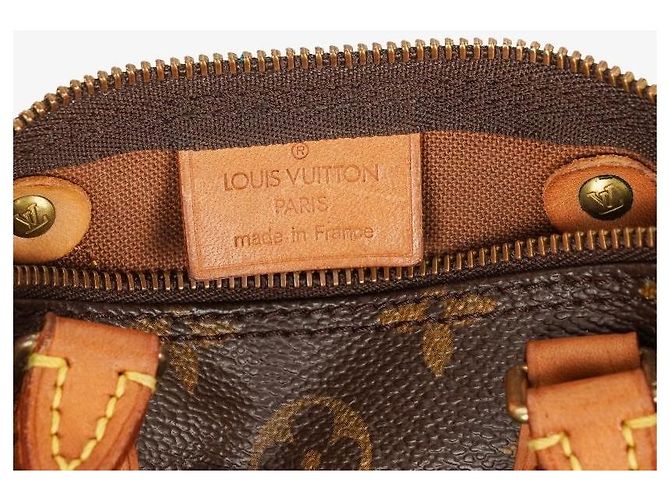 Louis Vuitton Nano Speedy Tasche Monogram Canvas Braun Monogramm - Ansicht 8