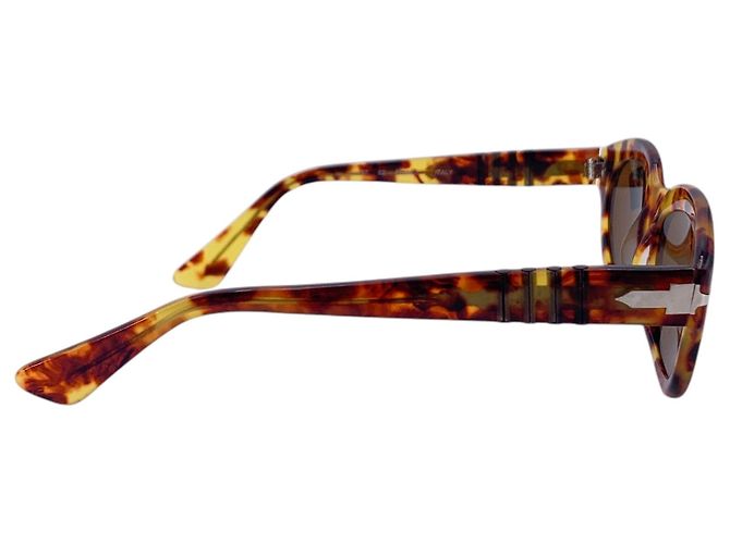 Persol Occhiali da sole Vintage Brown Plastic 830 Ornella Muti 52/18 137mm Marrone - vista 3