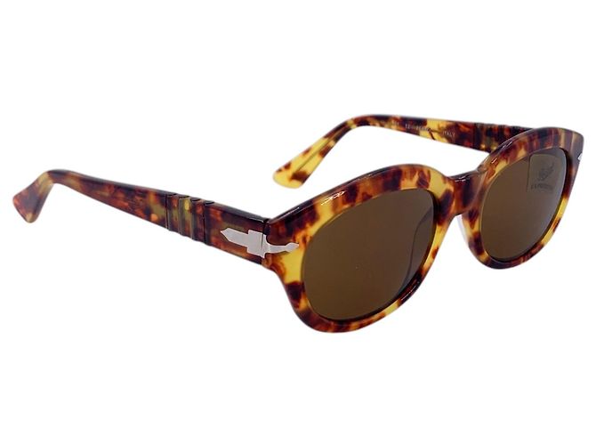 Persol Occhiali da sole Vintage Brown Plastic 830 Ornella Muti 52/18 137mm Marrone - vista 4