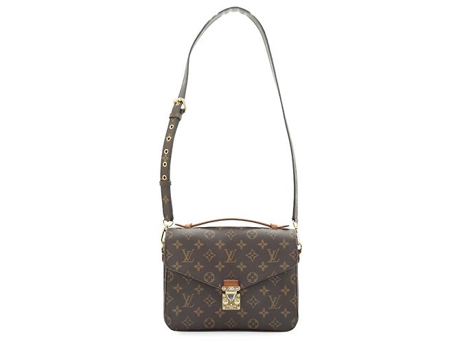 Louis Vuitton Borsa a tracolla Pochette Metis MM in Monogram Canvas Marrone - vista 2