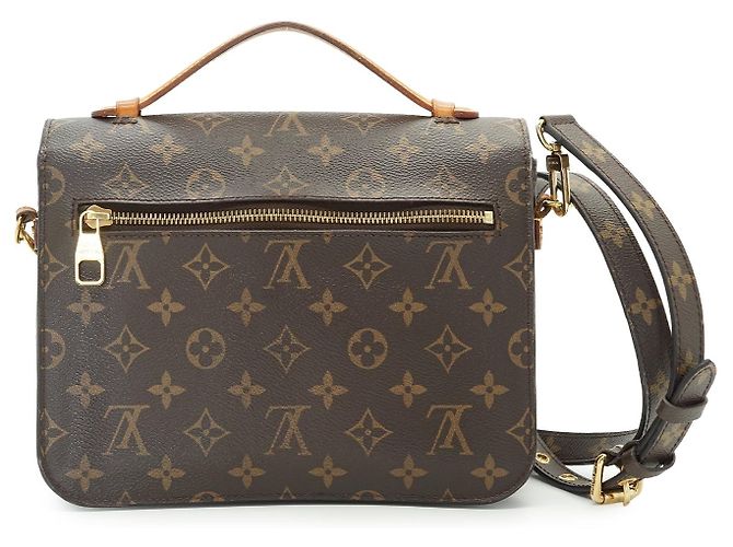 Louis Vuitton Borsa a tracolla Pochette Metis MM in Monogram Canvas Marrone - vista 3