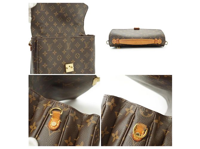 Louis Vuitton Borsa a tracolla Pochette Metis MM in Monogram Canvas Marrone - vista 5