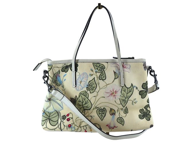 Gucci Kris Knight 2-Way Tote Schultertasche aus Canvas mit Blumenprint Beige - Ansicht 3