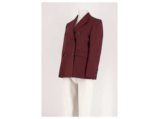 Autre Marque Wollblazer bordeaux - Ansicht 4