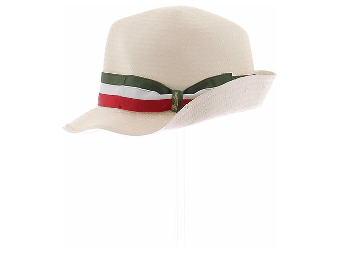 Cappello beige Borsalino - vista 4
