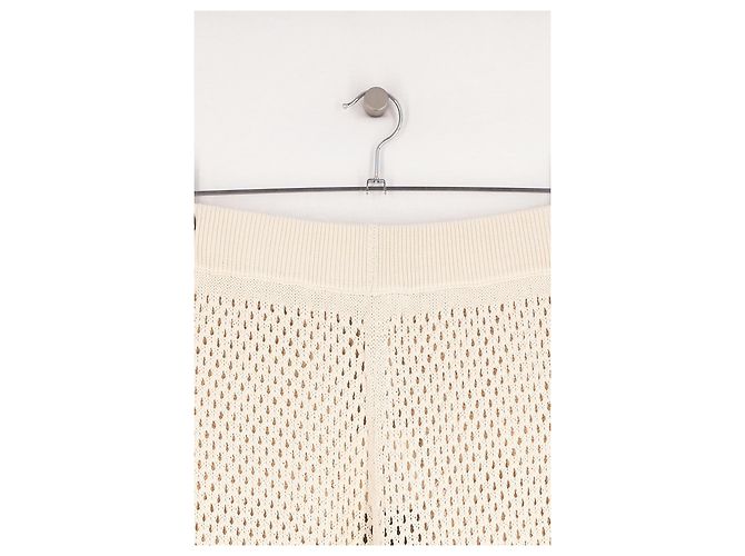 Autre Marque Calças de algodão brancas LILYSILK Branco - vista 2