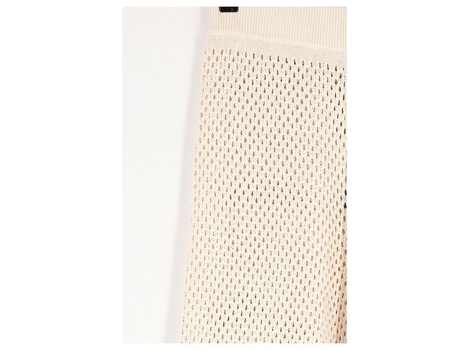 Autre Marque Calças de algodão brancas LILYSILK Branco - vista 3