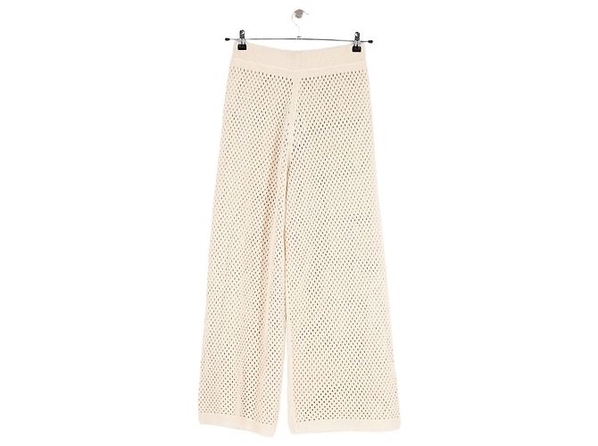 Autre Marque Calças de algodão brancas LILYSILK Branco - vista 4